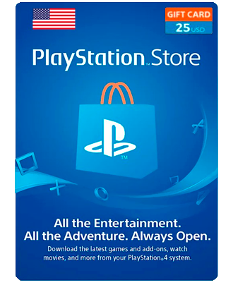 psn card 25usd
