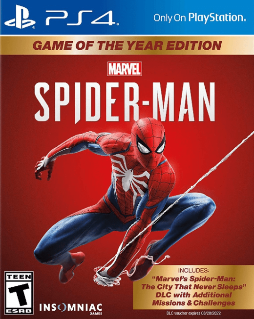 Spider-Man Game Of The Year Edition Ps4