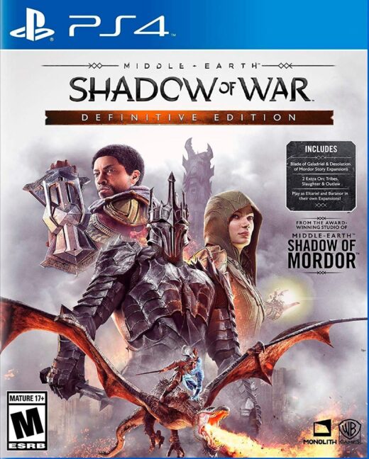 Middle-earth Shadow of War Definitive Edition Ps4